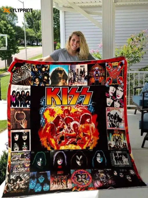 Kiss Band 1 Quilt Blanket For Fans Home Decor Gift , Soft Quilt, King Size, All Season Cozy Quilt QB0901