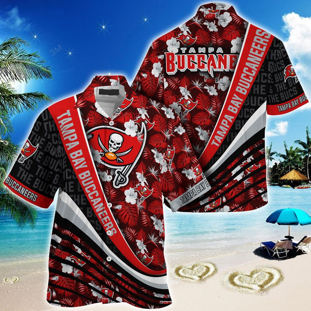 Tampa Bay Buccaneers NFL-Summer Hawaii Shirt With Tropical Flower Pattern For Men And Women HW0601