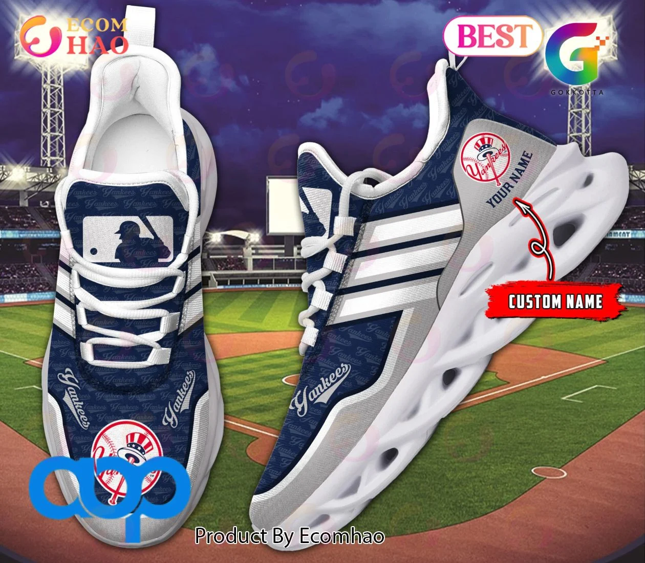 MLB New York Yankees New Clunky Max Soul Sneaker, Shoes  Unisex sneakers MS0601