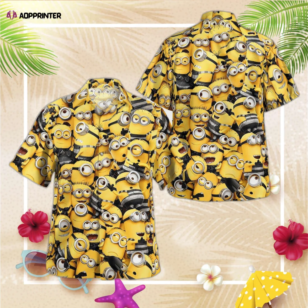 3D Minion Hawaiian Shirt, Gift For Men Women HW0601