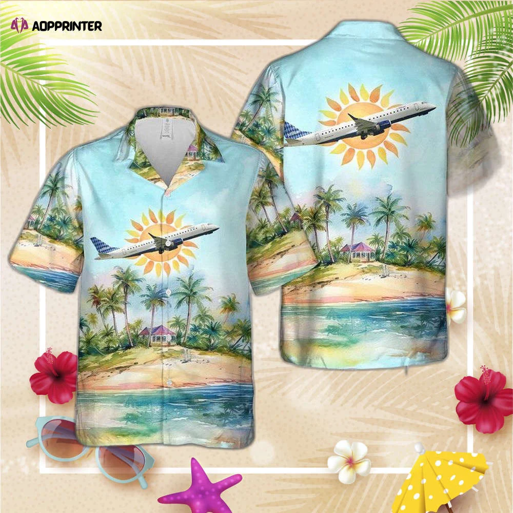 JetBlue Airways Embraer 190AR (ERJ 190 0IGW) Hawaiian Shirt, Gift For Men Women HW0601