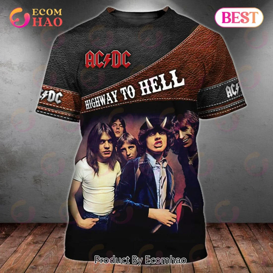 ACDC Rock Band Full Print Sublimation Shirt, Zip Hoodie, Man – Women, Warm, Premium Quality HZ0501