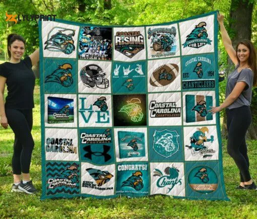 Coastal Carolina Quilt Blanket Home Decor Gift , Soft Quilt, King Size, All Season Cozy Quilt QB0901