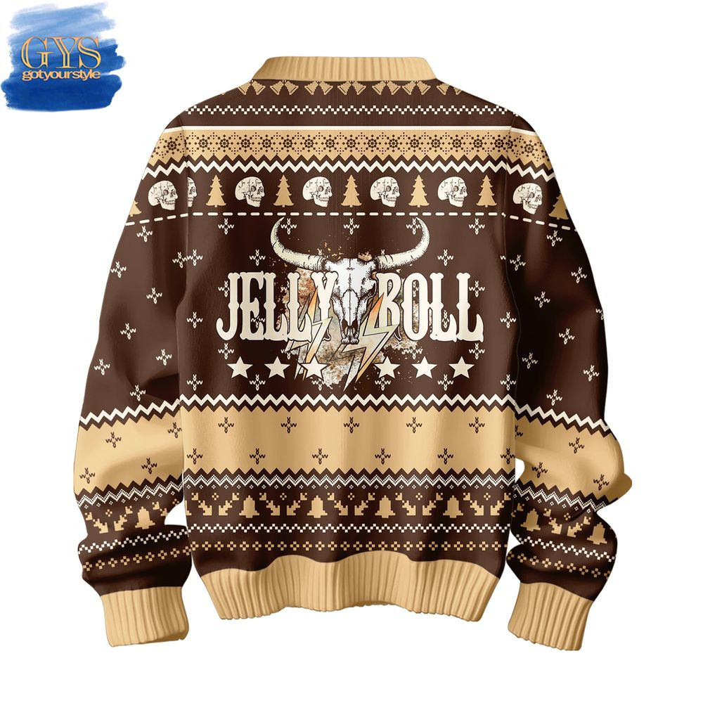 Jelly Roll Somebody Save Me Ugly Christmas Sweater , Cozy Soft Unisex Pullover SW0601