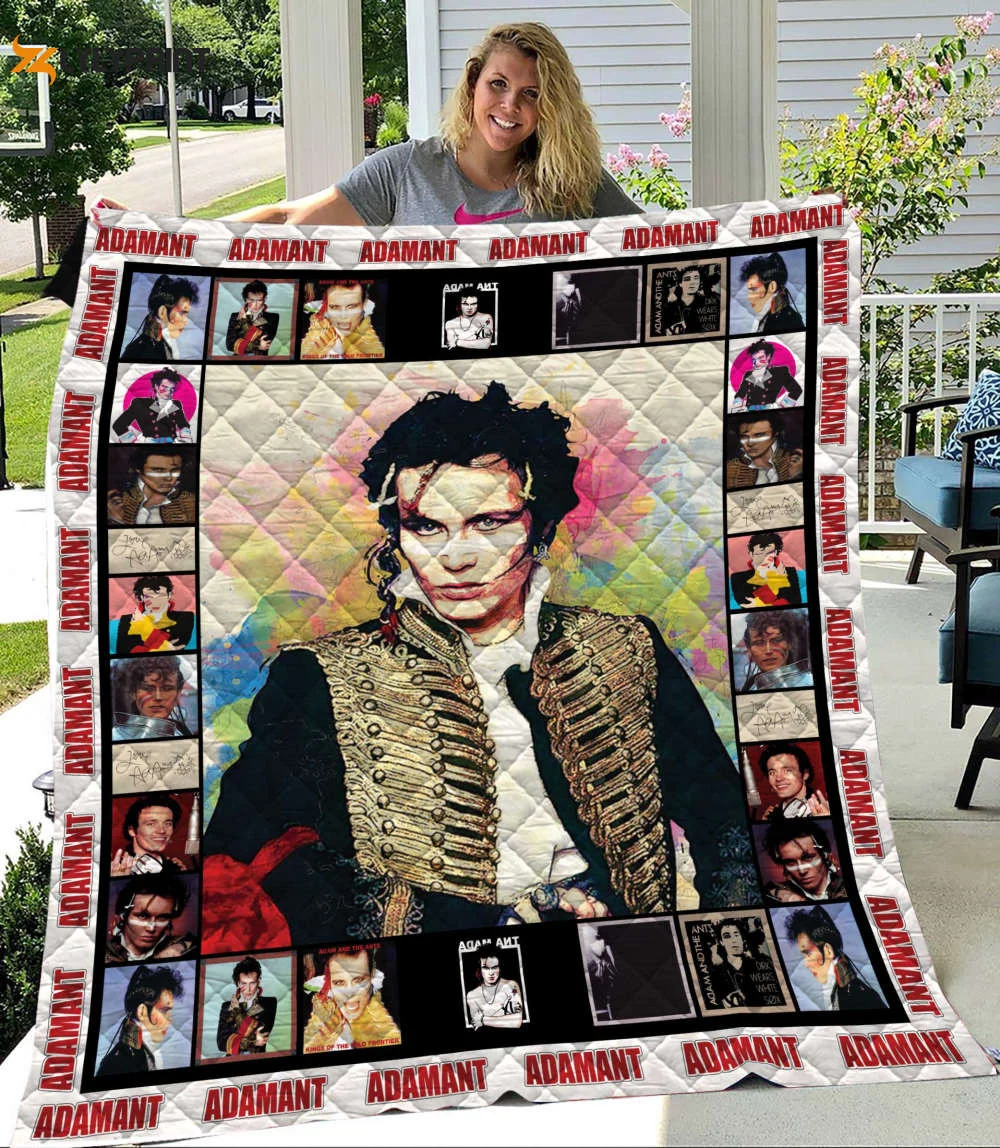 Adam And The Ants Quilt Blanket For Fans Home Decor Gift ,  Soft Quilt, King Size, All Season Cozy Quilt QB0901