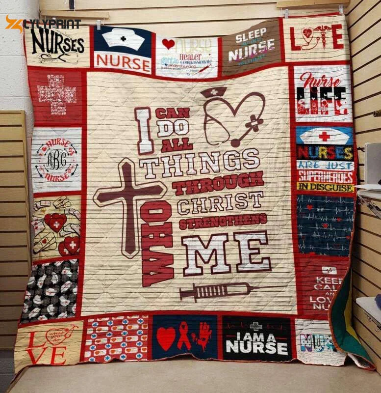 I Am A Nurse 3D Customized Quilt , Soft Quilt, King Size, All Season Cozy Quilt QB0901