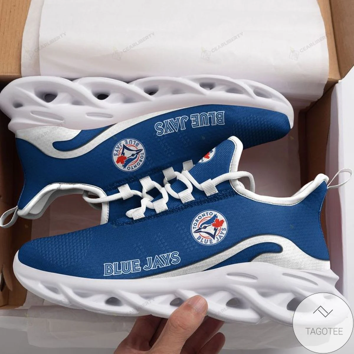 MLB Toronto Blue Jays Max Soul Shoes V1 Custom for Men Women MS0601