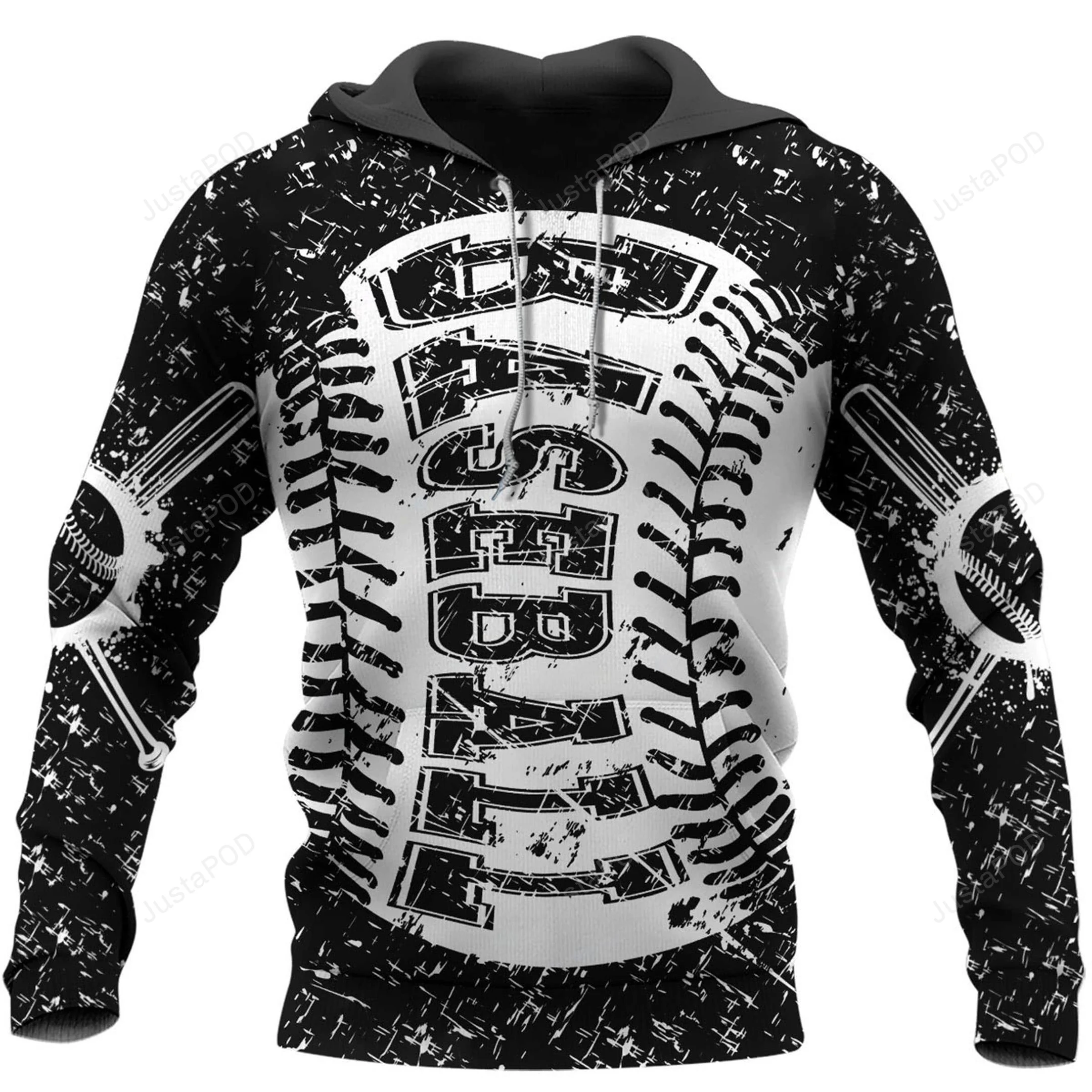 I Love Baseball 3D All Print Hoodie, Zip- Up Hoodie HZ0501