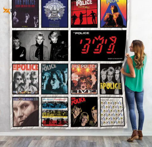 The Police 2 Quilt For Fans Home Decor Gift , Soft Quilt, King Size, All Season Cozy Quilt QB0901