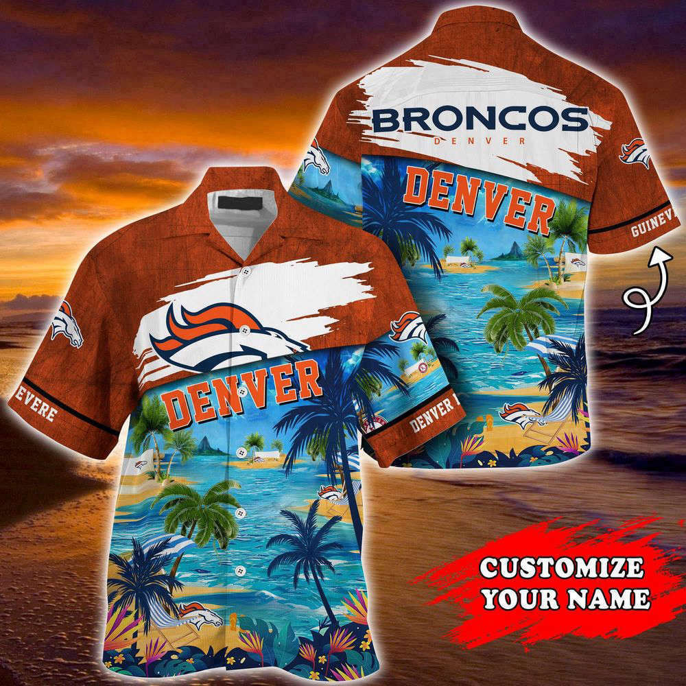 Denver Broncos NFL-Customized Summer Hawaii Shirt For Sports Fans HW0601