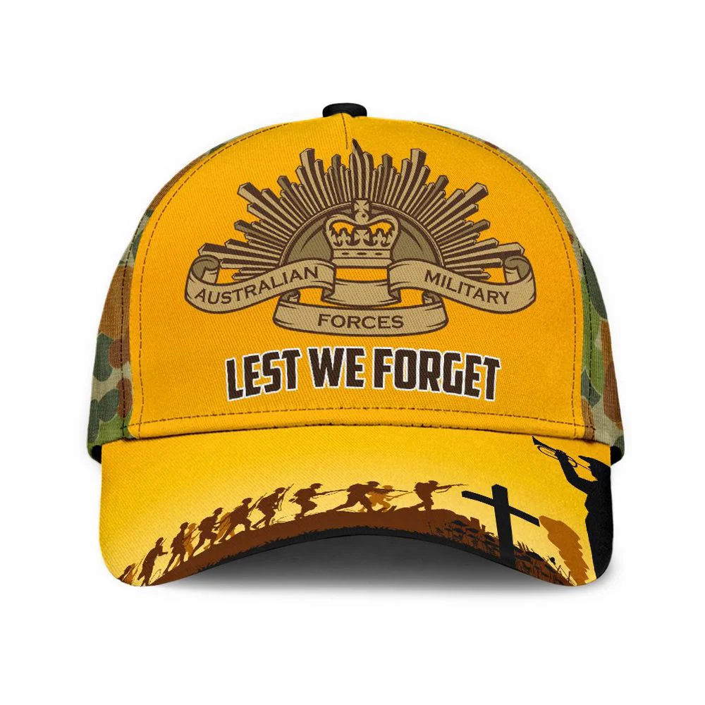 Premium Anzac Day Lest We Forget 3D Printed Cap TN Printed Baseball Cap Gift HZ0501
