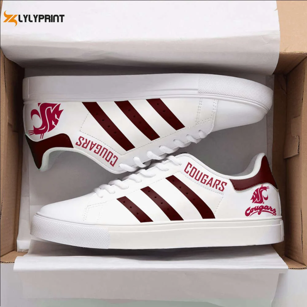 Washington State Cougars Skate Shoes For Men Women Fans Gift  ST0801
