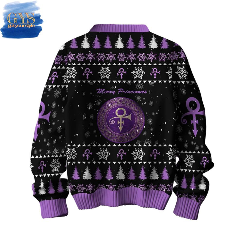 Prince Merry Princemas Limited Edition Ugly Christmas Sweater , Cozy Soft Unisex Pullover SW0601