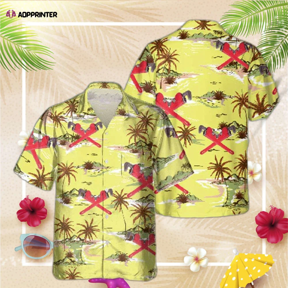 Awesome Plumber AOP Pocket Hawaiian Shirt, Gift For Men Women HW0601