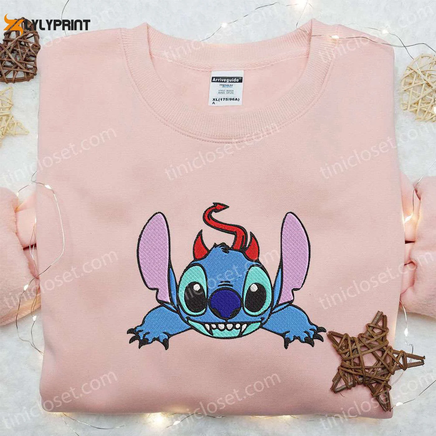 Stitch Cute Devil Shirt & Disney Characters Hoodie Best Halloween Gift Ideas HZ0501
