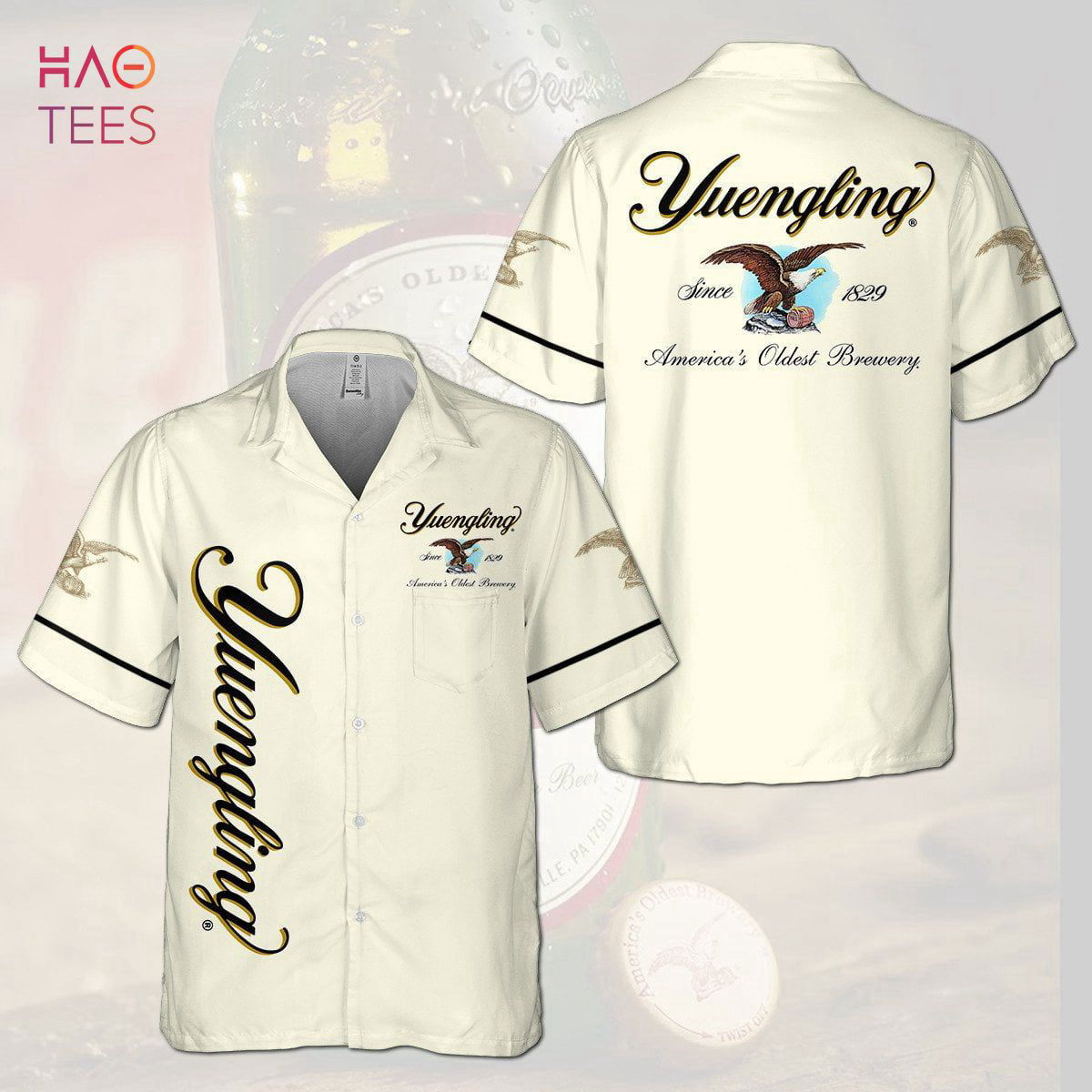 Stylish Yuengling Hawaiian Shirt: All-Over Print & 3D Design HW0601
