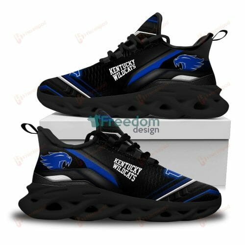 NCAA Kentucky Wildcats Black Blue Max Soul Shoes Sneakers Store MS0601