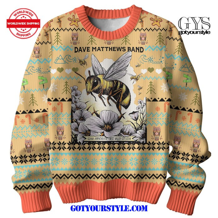 Dave Matthews Band Christmas Sweater , Cozy Soft Unisex Pullover SW0601