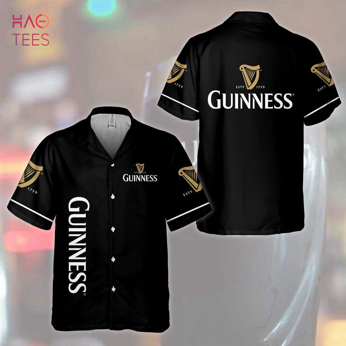 Guinness Beer All Over Print 3D Hawaiian Shirt HW0601