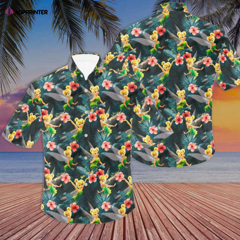 Tinker bell disney hawaiian shirt HW0601