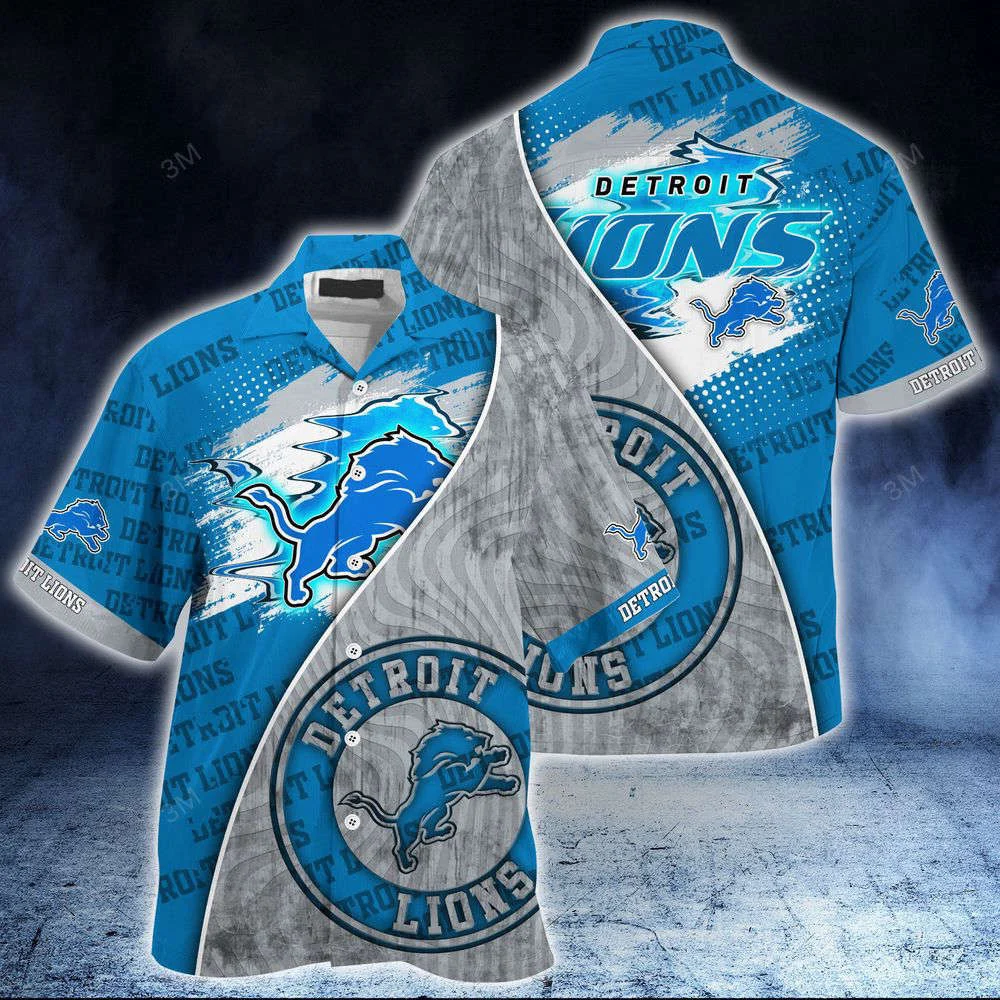 Detroit Lions NFL-Summer Hawaii Shirt And Shorts New Trend For This Season HW0601