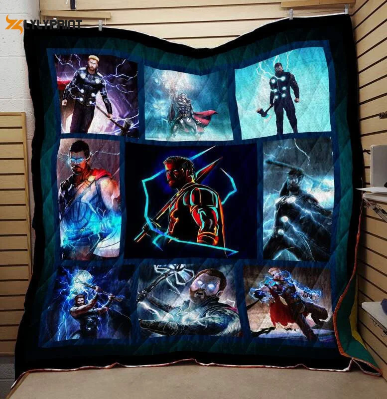 Thor Superhero 3D Customized Quilt Blanket For Fans Home Decor Gift ,  Soft Quilt, King Size, All Season Cozy Quilt QB0901