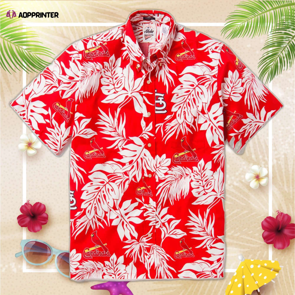 St. Louis Cardinals Aloha Hawaiian Shirt, Gift For Men And Women HW0601