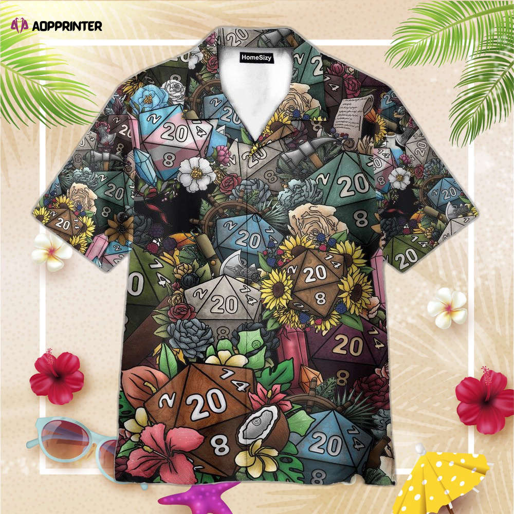 Shirts Dice Luck Is In Small Things Hawaiian Shirt, Gift For Men And Women HW0601