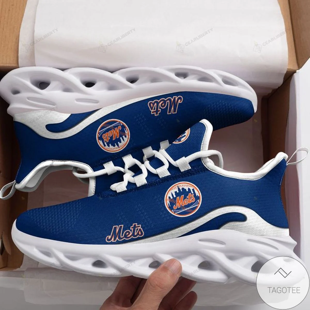 MLB New York Mets Max Soul Shoes V2 Unisex Women Men MS0601