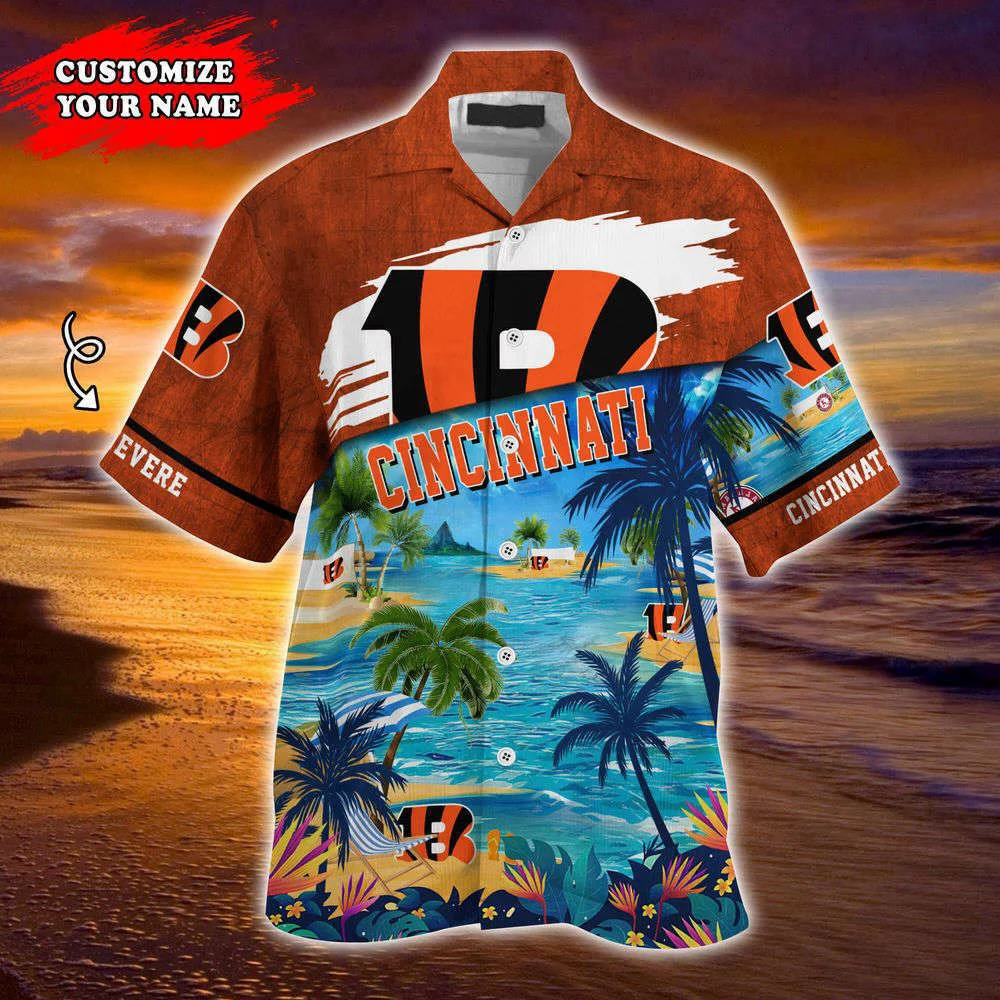 Cincinnati Bengals NFL-Customized Summer Hawaii Shirt For Sports Fans HW0601