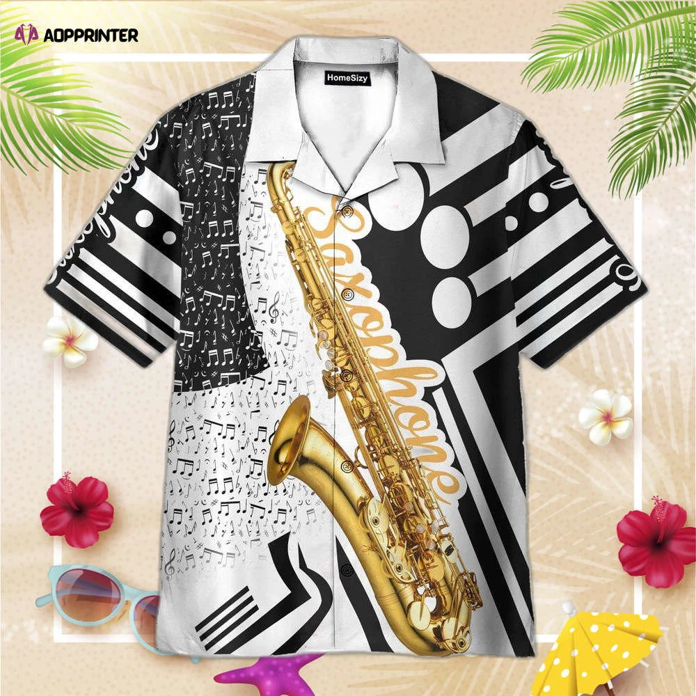 Amazing Saxophone Hawaiian Shirt, Gift For Men And Women HW0601
