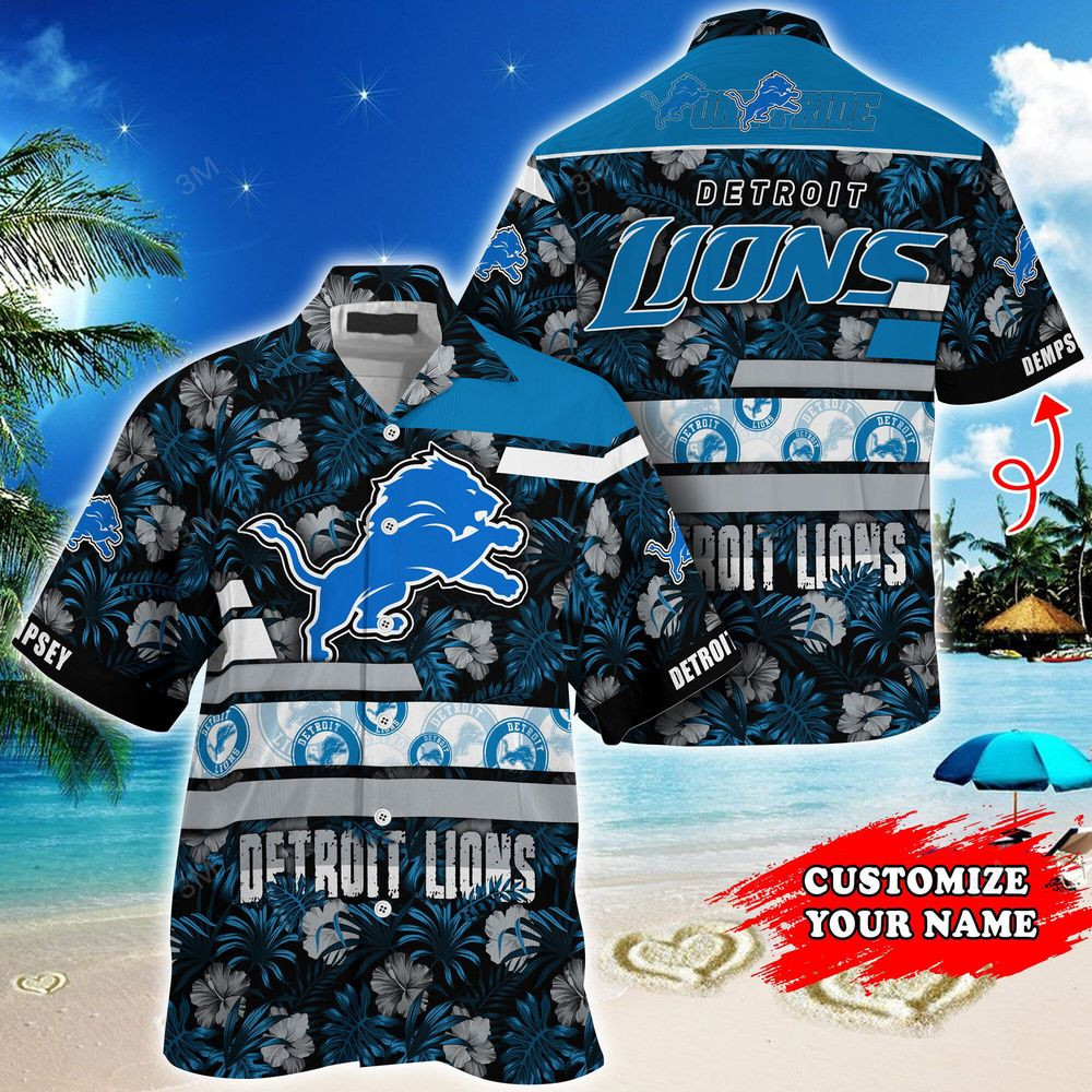 Detroit Lions NFL-Super Hawaii Shirt Summer 2023 For Men And Women HW0601