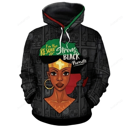 Im The Result Of Strong Black Parents 3D All Over Print Hoodie, Zip-up Hoodie HZ0501