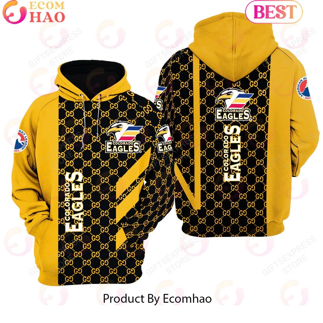 AHL Colorado Eagles Luxury Style Hoodie, Zip Hoodie, Man - Women, Warm, Premium Quality HZ0501