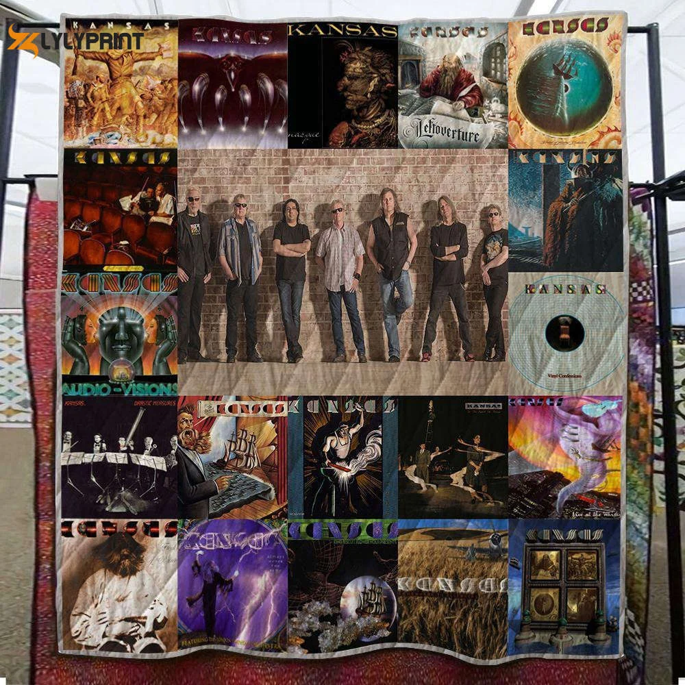 Kansas Customize Quilt Blanket Gift For Home Decor ,  Soft Quilt, King Size, All Season Cozy Quilt QB0901