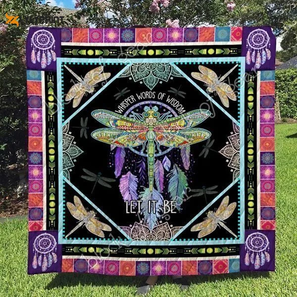 Dragonfly 3D Customized Quilt , Soft Quilt, King Size, All Season Cozy Quilt QB0901