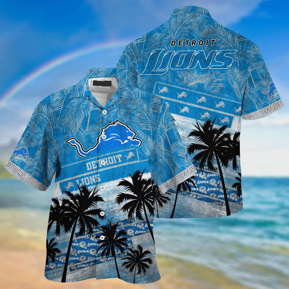 Detroit Lions NFL-Trending Summer Hawaii Shirt For Sports Fans HW0601
