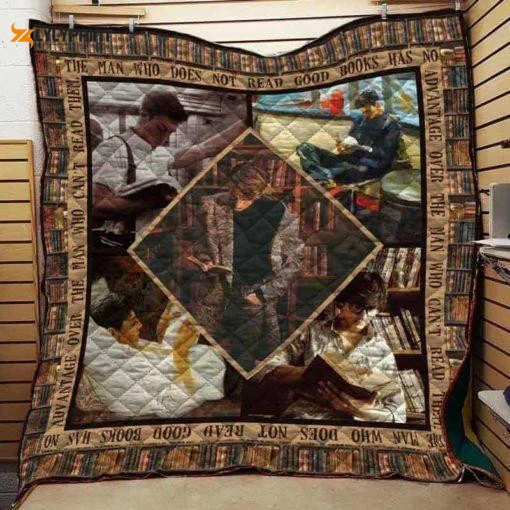 Book 3D Customized Quilt Blanket For Fans Home Decor Gift ,  Soft Quilt, King Size, All Season Cozy Quilt QB0901