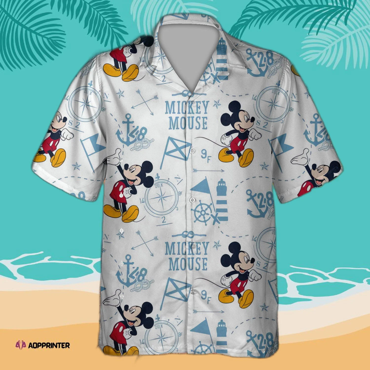 Mickey Pattern 3D All Print Hawaiian Shirt For Men Women New 2023 Hot HW0601