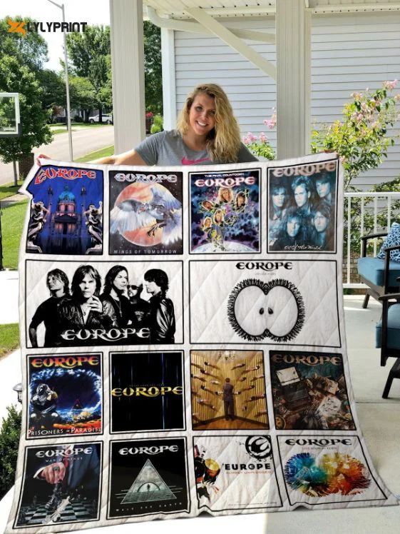 Europe 1 Quilt Blanket For Fans Home Decor Gift , Soft Quilt, King Size, All Season Cozy Quilt QB0901