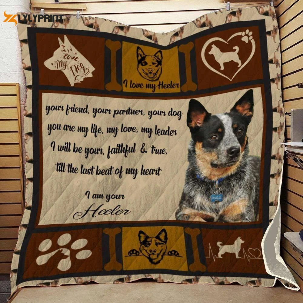 Heeler Awesome 3D Customized Quilt ,  Soft Quilt, King Size, All Season Cozy Quilt QB0901