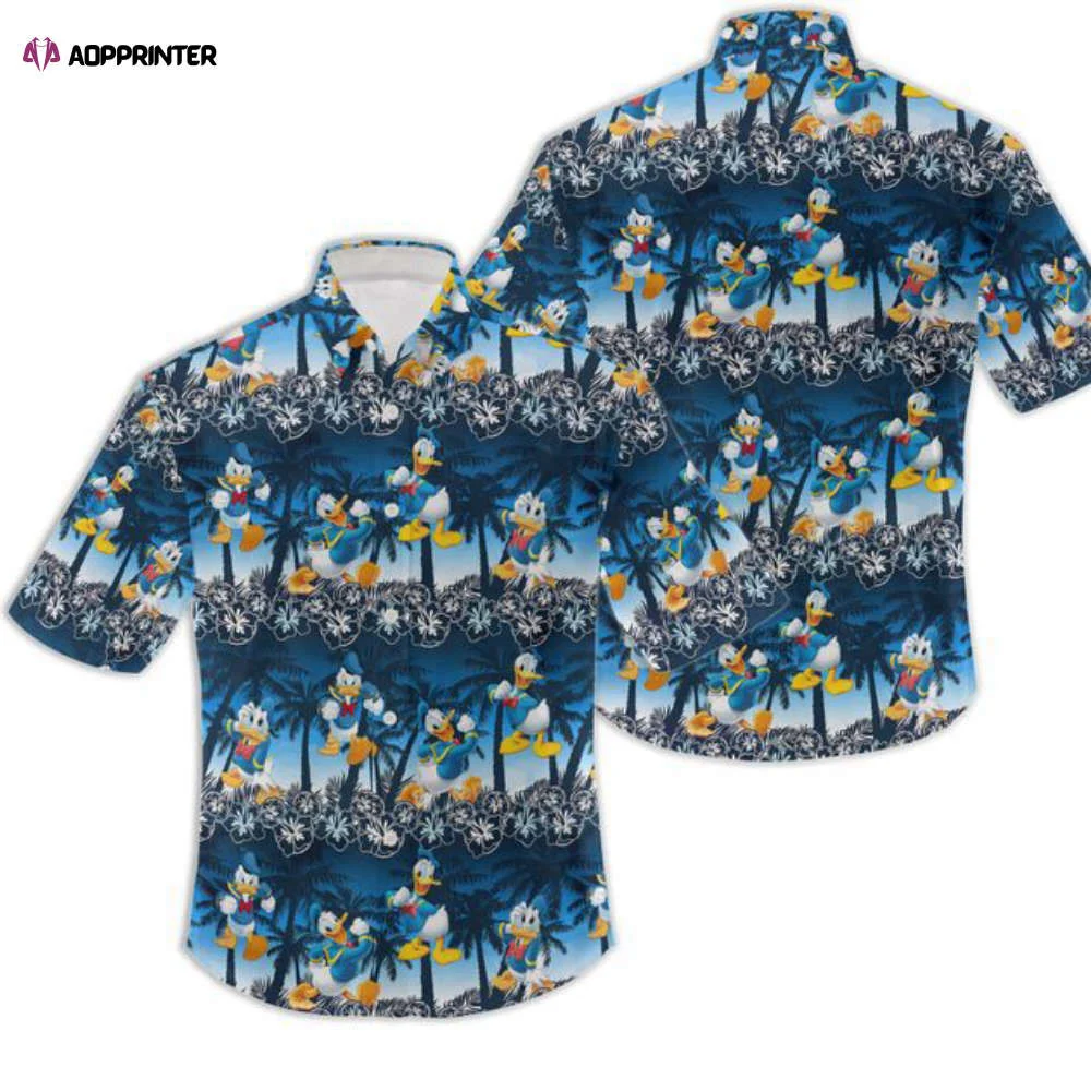 Donald duck hawaiian shirt Summer Holiday Gift, disney hawaiian shirt Summer Holiday Gift HW0601