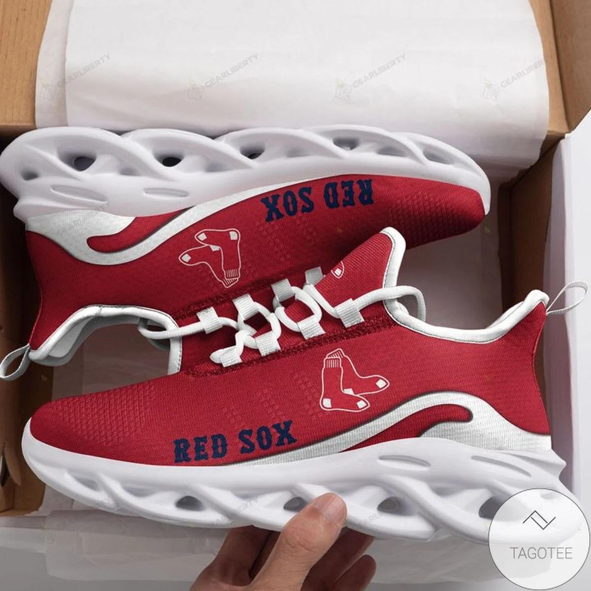 MLB Boston Red Sox Max Soul Shoes V1 Unisex Women Men MS0601