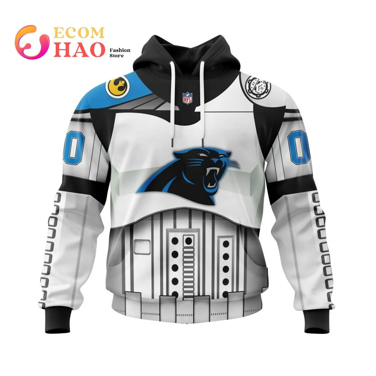 Carolina Panthers Specialized Star Wars May The 4th Be With You 3D Hoodie, Zip Hoodie, Man - Women, Warm, Premium Quality HZ0501