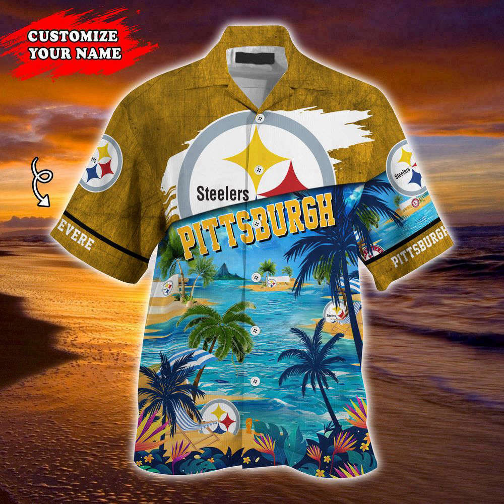 Pittsburgh Steelers NFL-Customized Summer Hawaii Shirt For Sports Fans HW0601
