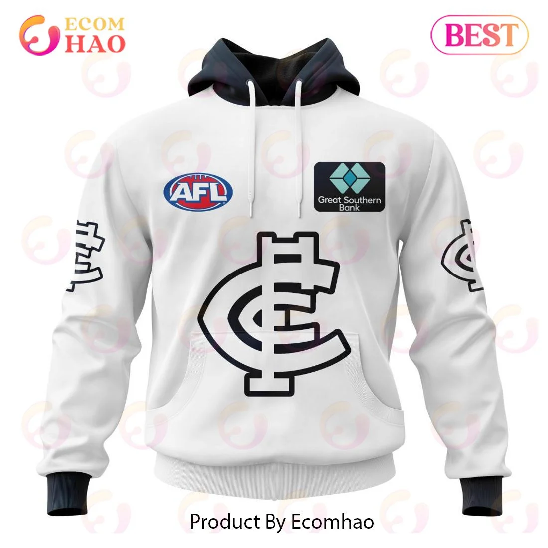 AFL Carlton Football Club Clash Kits 2023 3D Hoodie, Zip Hoodie, Man - Women, Warm, Premium Quality HZ0501