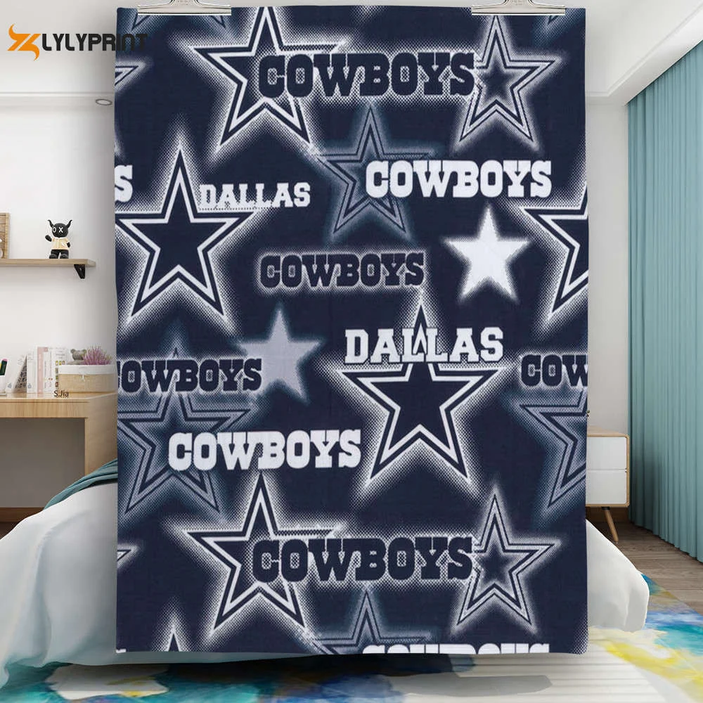 Dallas Cowboys1 Gift For Fan 3D Full Printing Quilt Home Decor 2024 Gifts Home Decor 2024 Gifts , Soft Quilt, King Size, All Season Cozy Quilt QB0901