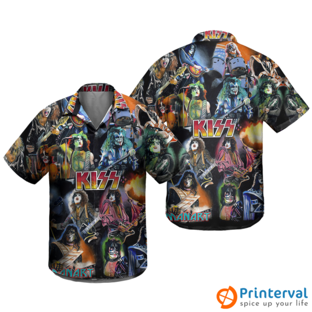 Kiss Band 2023 Hawaiian Shirt Fan Gift Made HW0601