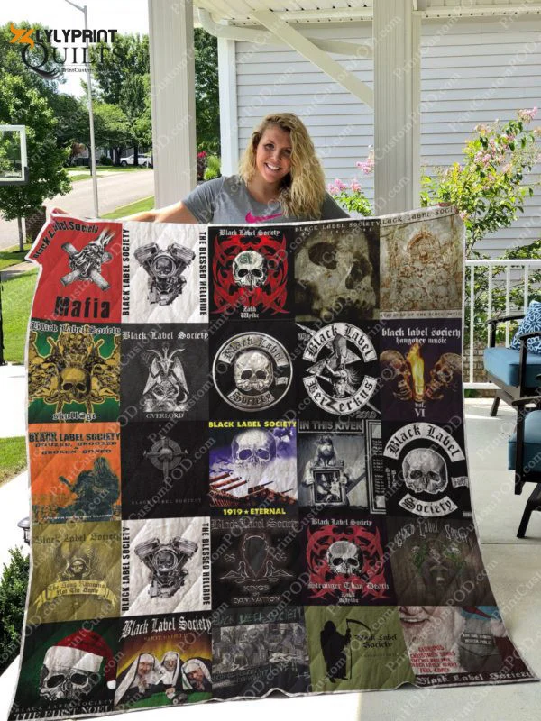 Black Label Society 3 Quilt Blanket For Fans Home Decor Gift , Soft Quilt, King Size, All Season Cozy Quilt QB0901