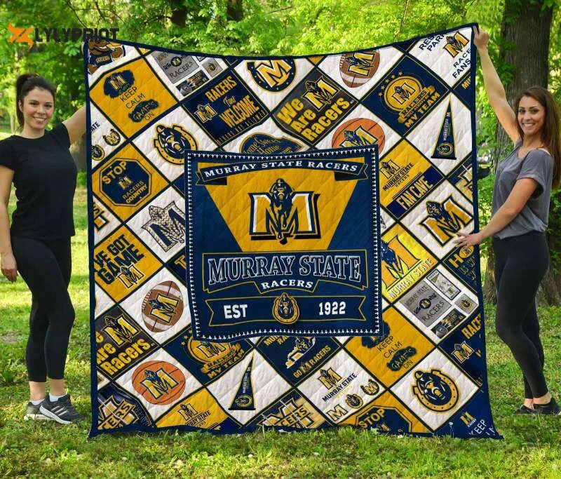 Murray State Racers 3D Customized Quilt Blanket For Fans Home Decor Gift ,  Soft Quilt, King Size, All Season Cozy Quilt QB0901